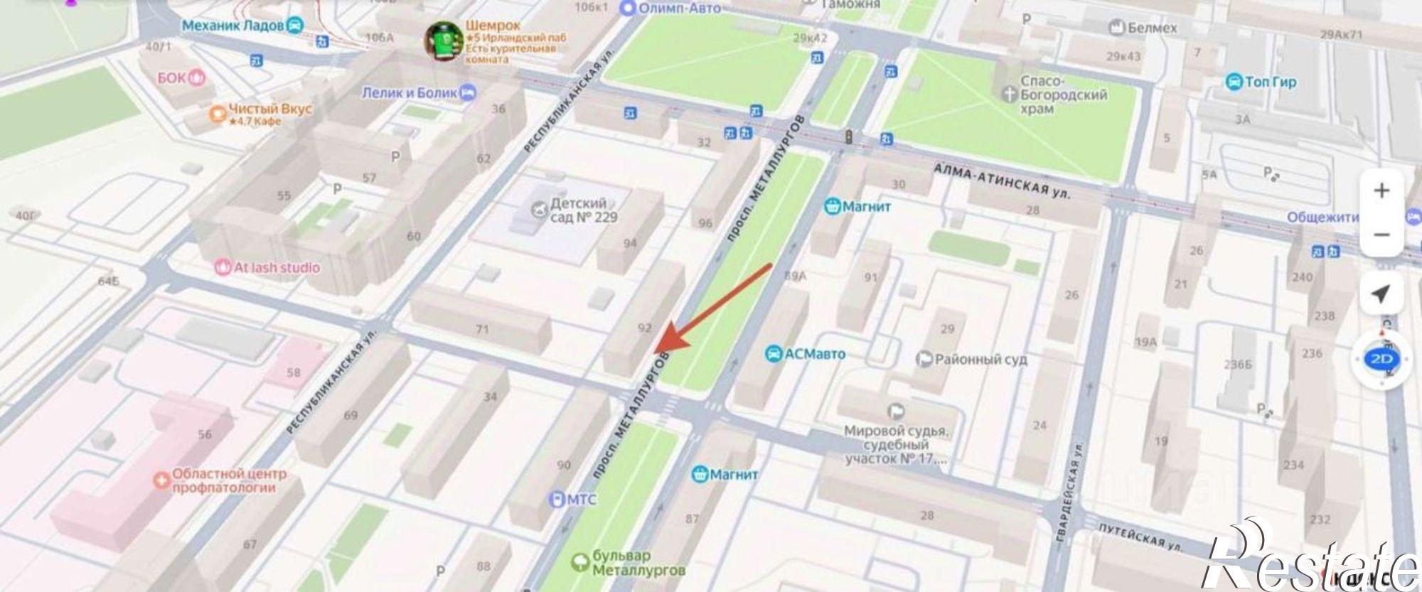 Сдать торговое помещение за 49 540 рублей на проспект Металлургов