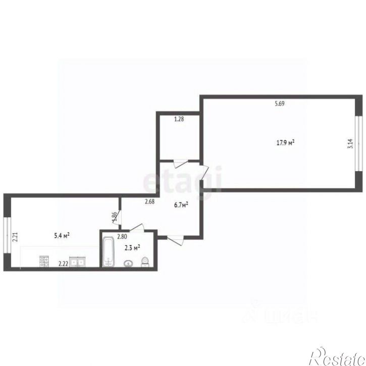 1-комн квартира Липяговская улица, 3,  д. 3