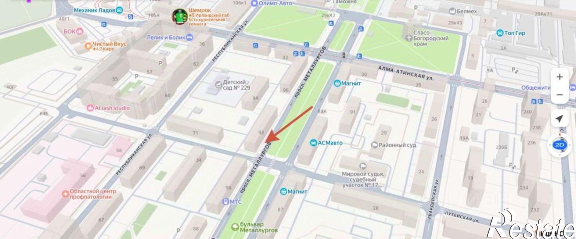 Сдать торговое помещение за 49 540 рублей на пр-кт Металлургов, 92