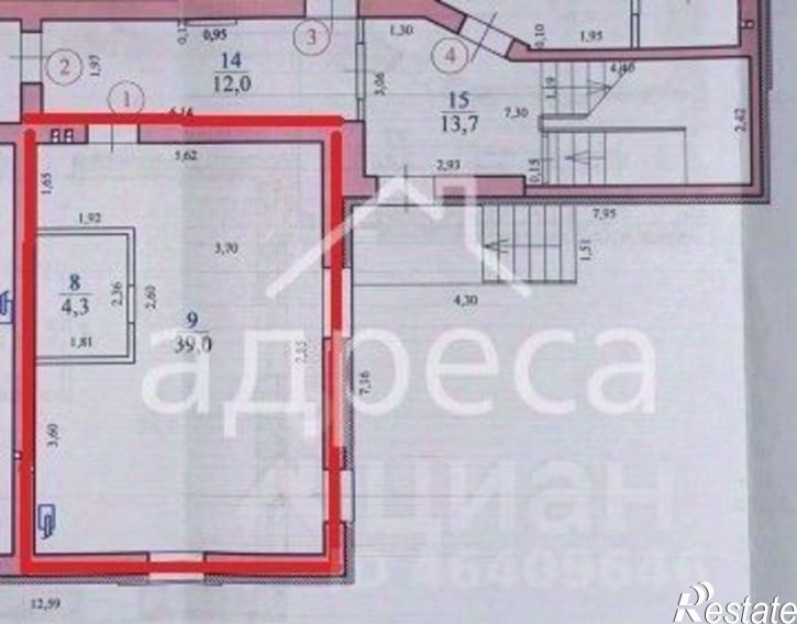 2-комн квартира переулок Водников, 22,  д. 22