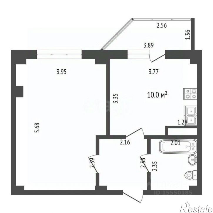 1-комн квартира Солнечная улица, 34,  д. 34