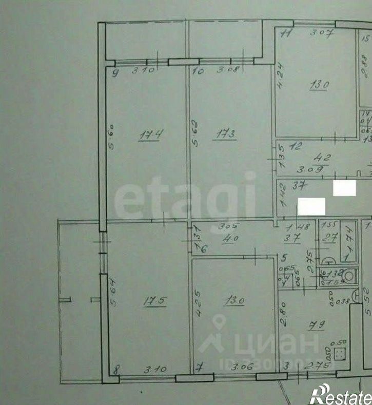 3-комн квартира улица Стара-Загора, 305,  д. 305