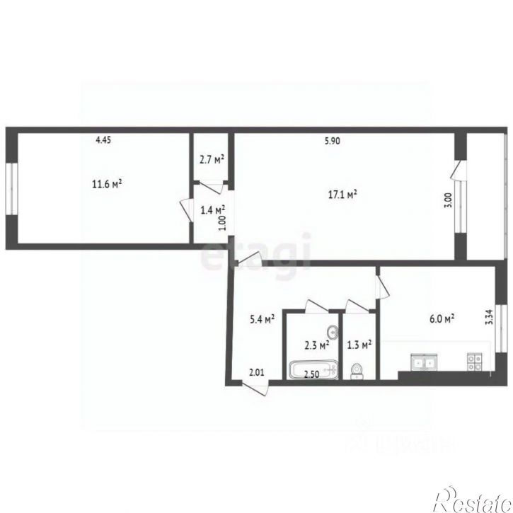 2-комн квартира ул Промышленности, 303,  д. 303