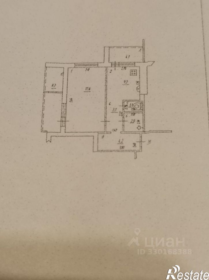 1-комн квартира 16-й кв-л, 9,  д. 9