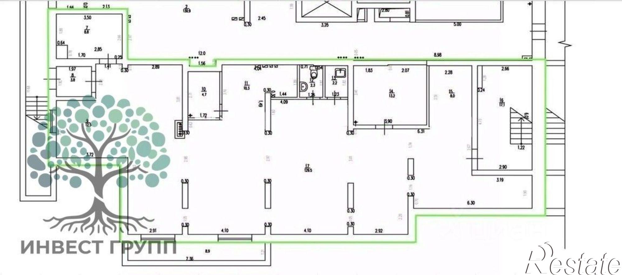 Купить торговое помещение за 15 970 000 рублей на Ташкентская улица, 173