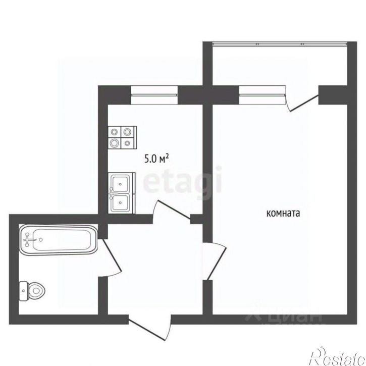 1-комн квартира Заводское шоссе, 59,  д. 59