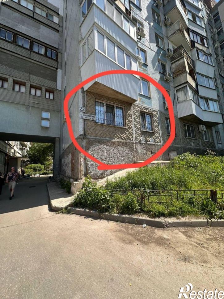 1-комн квартира ул Владимирская, 22,  д. 22
