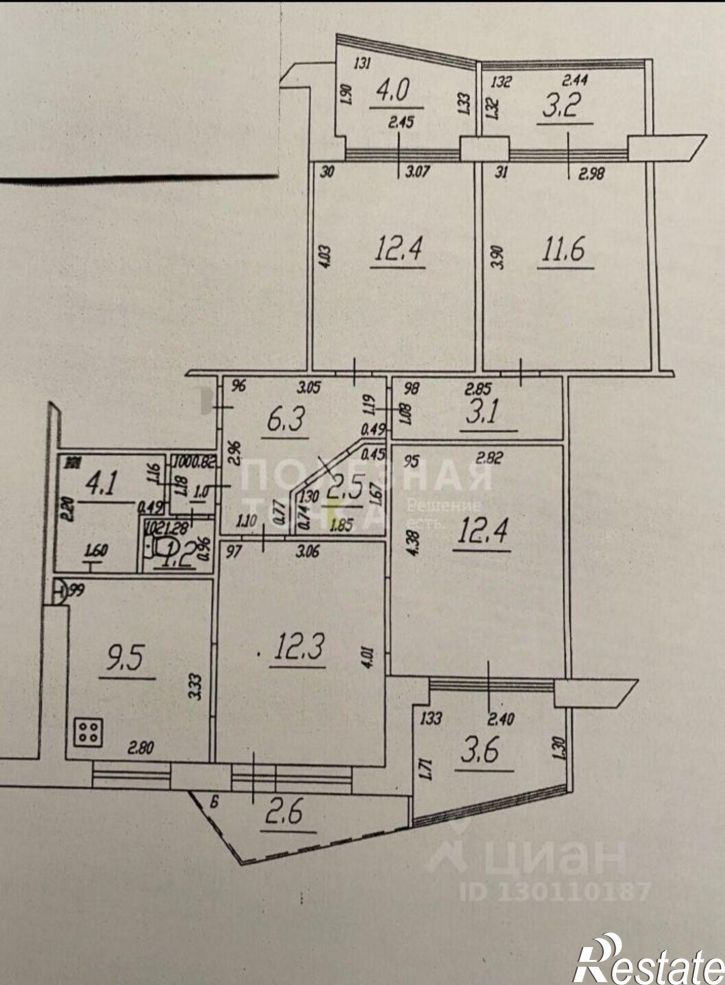 4-комн квартира 16-й кв-л, 16,  д. 16