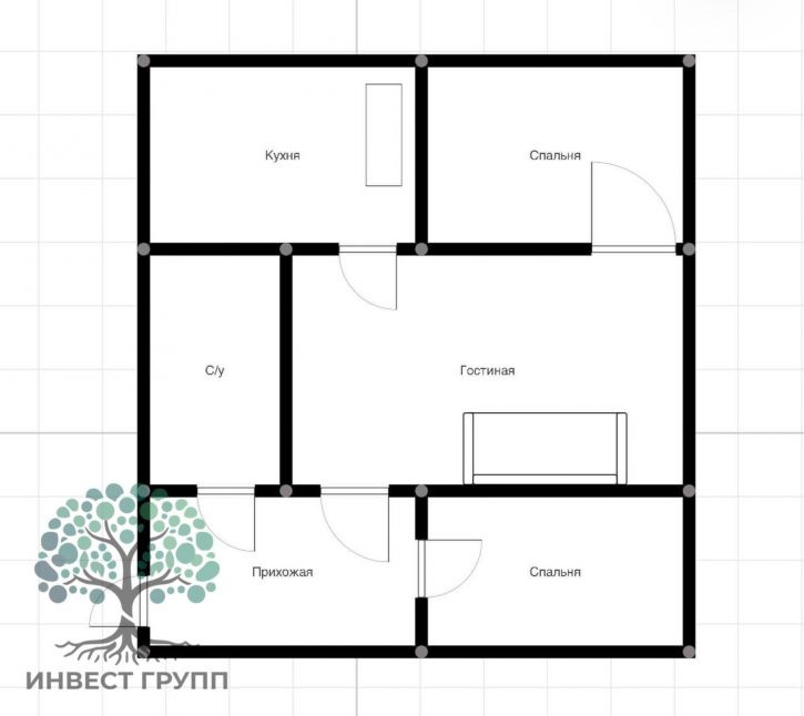 3-комн квартира 22 Партсъезда улица, 8ка