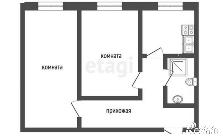 2-комн квартира Московское (18 км) шоссе, 9,  д. 9
