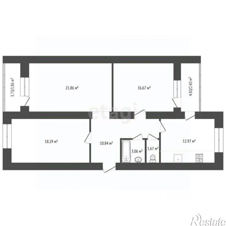 3-комн квартира бульвар Засамарская Слобода, 5,  д. 5