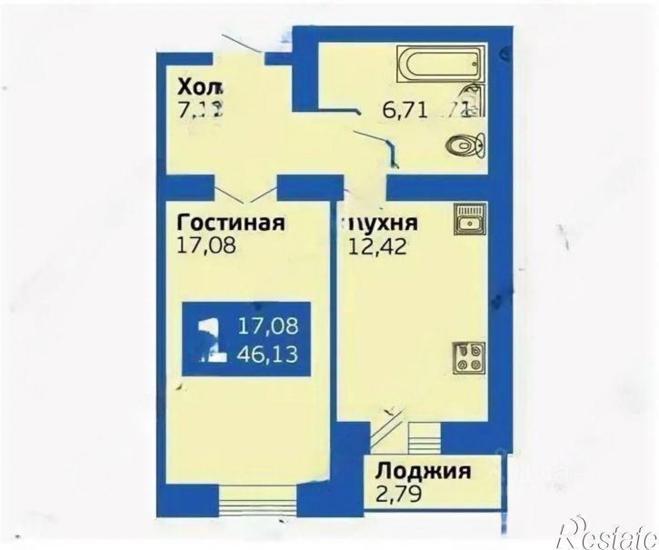 1-комн квартира бульвар Засамарская Слобода, 8,  д. 8
