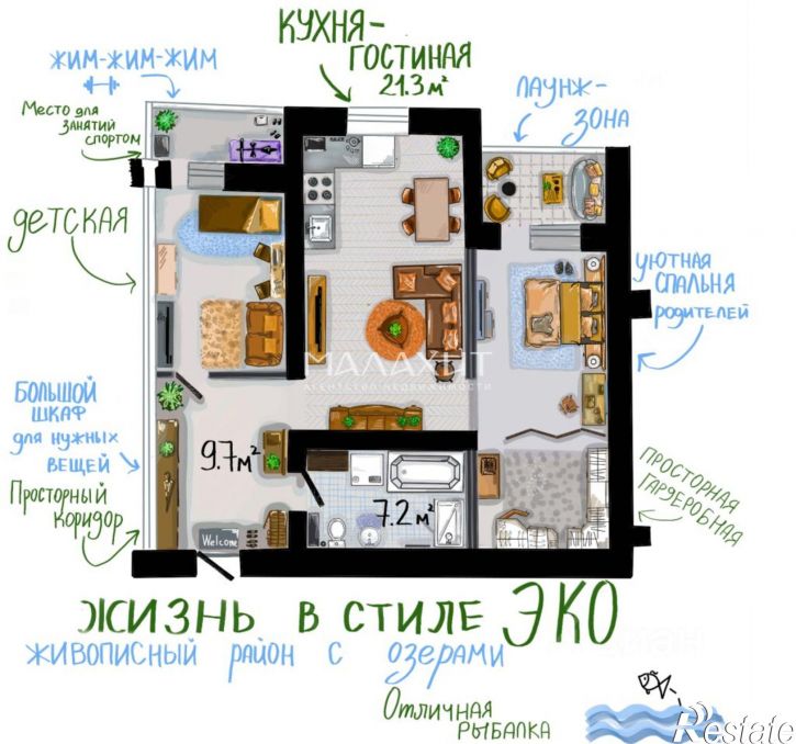 2-комн квартира ул Парниковая, 36,  д. 36