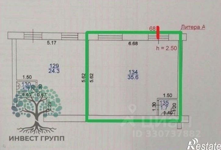 Торговое помещение Физкультурная улица, 133,  д. 133