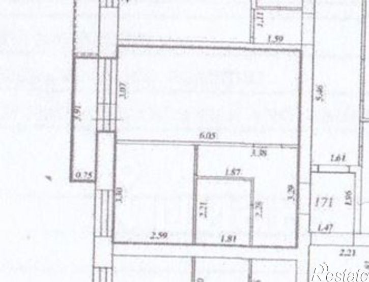 1-комн квартира Московское (18 км) шоссе, 6А,  д. 6А