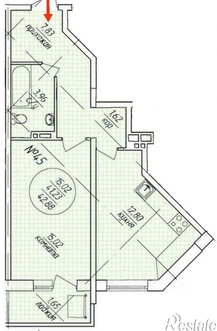 1-комн квартира Печёрская улица, 20А,  д. 20А
