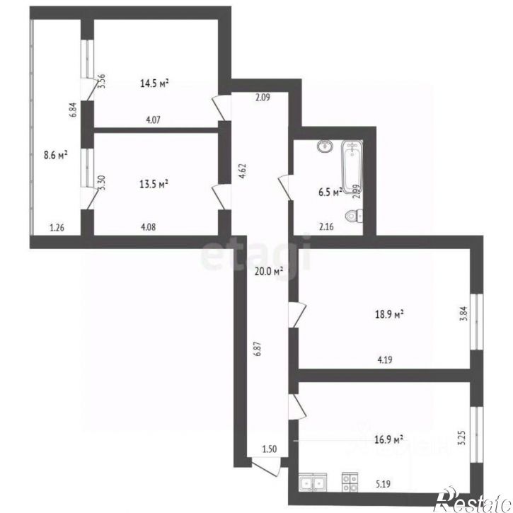 3-комн квартира Парниковая улица, 36,  д. 36
