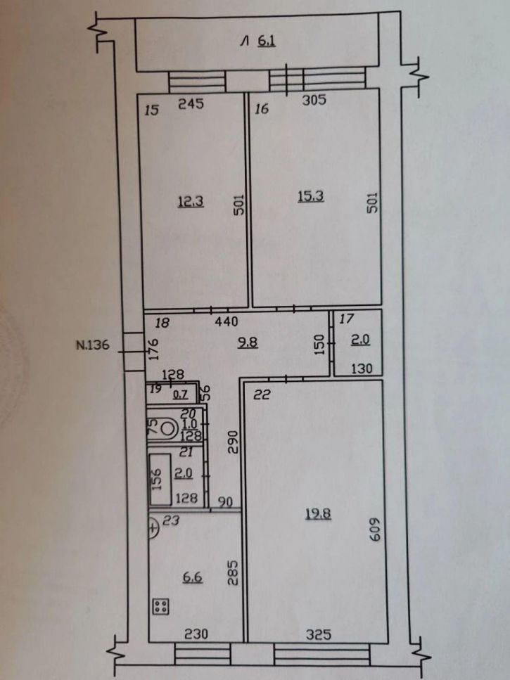 3-комн квартира Стара-Загора улица, 120