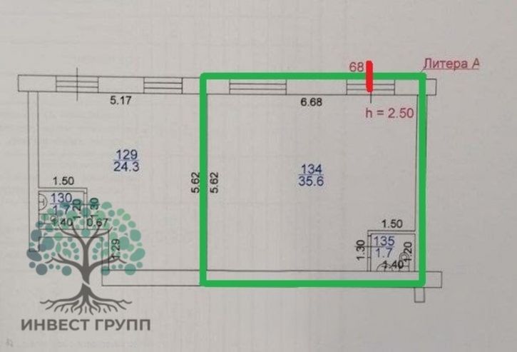 Торговое помещение Физкультурная улица, 133