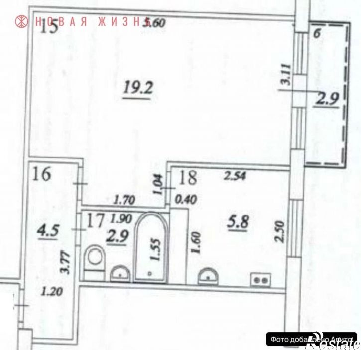1-комн квартира улица Авроры, 123,  д. 123
