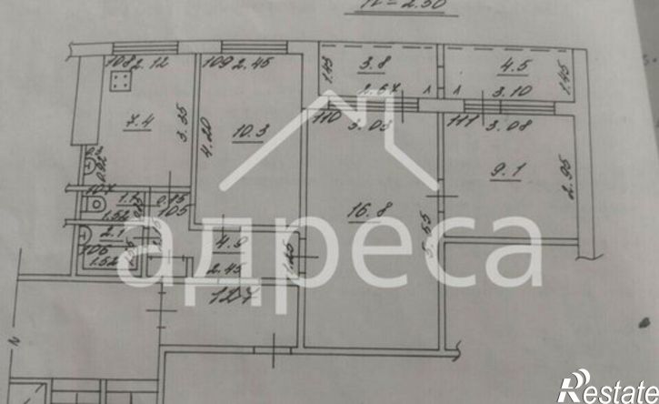 3-комн квартира ул Челюскинцев, 13,  д. 13