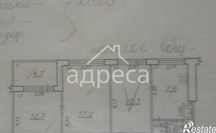 3-комн квартира ул Владимирская, 26,  д. 26