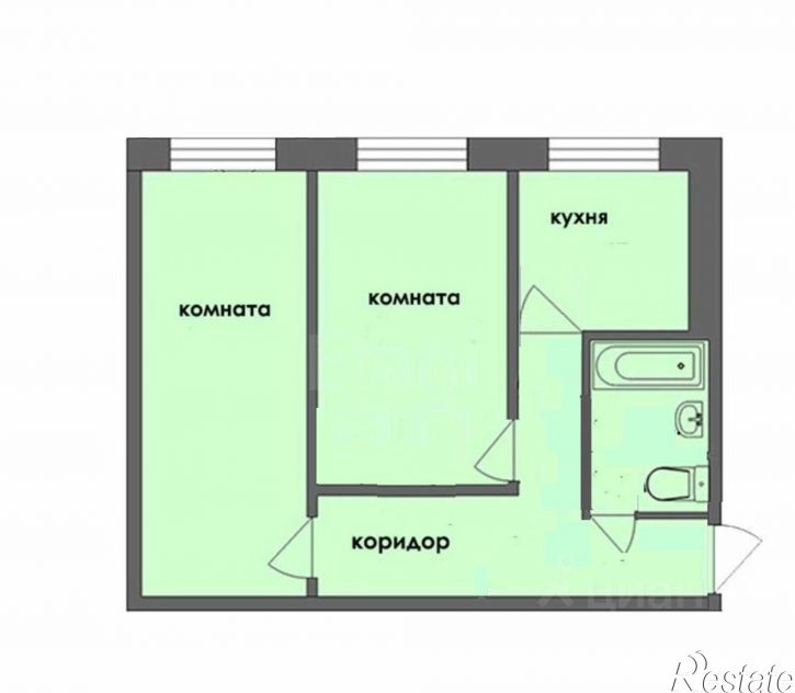 2-комн квартира улица Победы, 86,  д. 86