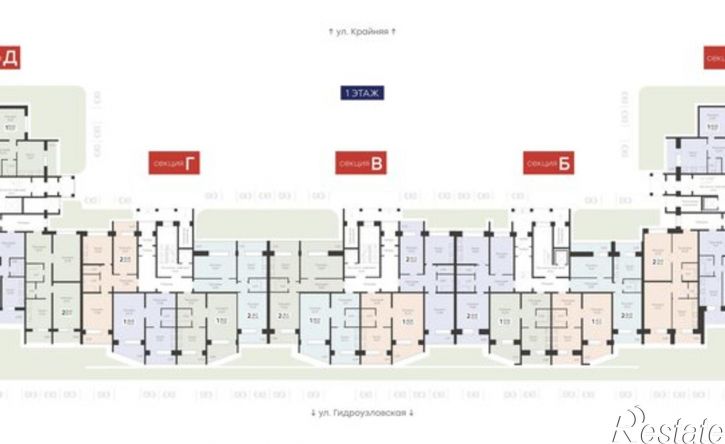 1-комн квартира в новом доме 3-й кв-л, 8,  д. 8