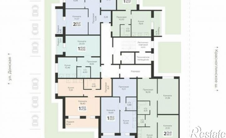 1-комн квартира в новом доме 3-й кв-л, 8,  д. 8