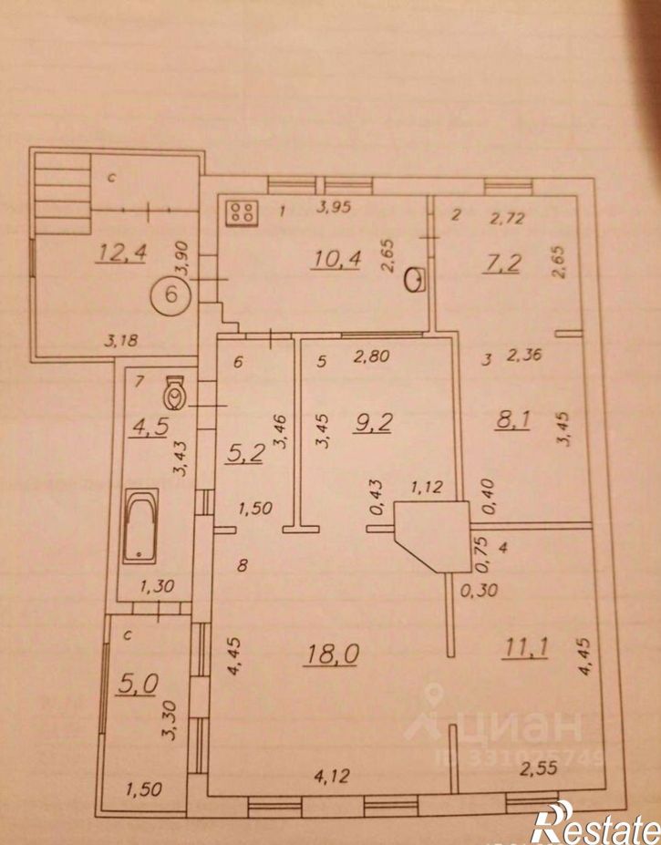 4-комн квартира улица Венцека, 29,  д. 29