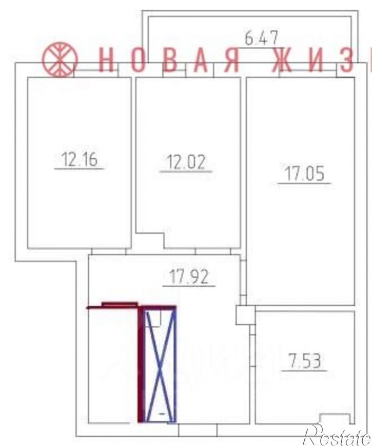 2-комн квартира Революционная улица, 4,  д. 4