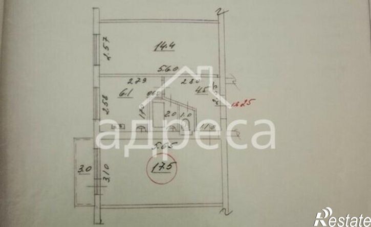 2-комн квартира проспект Карла Маркса, 380,  д. 380