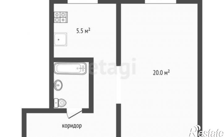 1-комн квартира улица Георгия Димитрова, 22,  д. 22