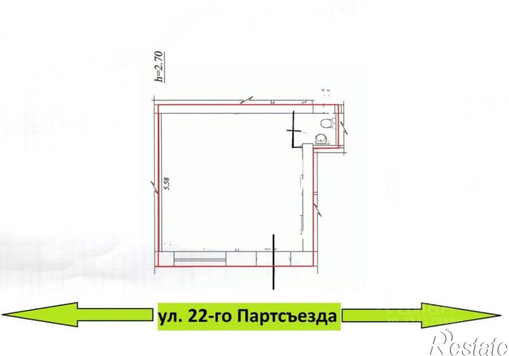 Торговое помещение Кольчугинская улица