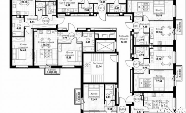 3-комн квартира в новом доме 11-й кв-л, 55,  д. 55