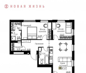 3-комн, 87 кв м, этаж 8/8 Спортивная улица, 4