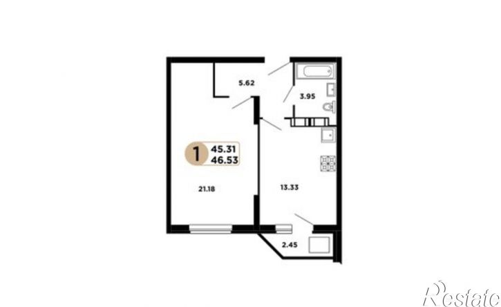 1-комн квартира Московское (18 км) шоссе, 57,  д. 57