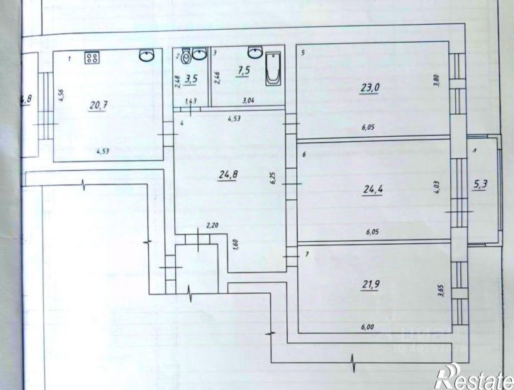 3-комн квартира Ленинская улица, 228,  д. 228