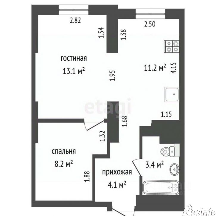 1-комн квартира ул Советской Армии, 83,  д. 83