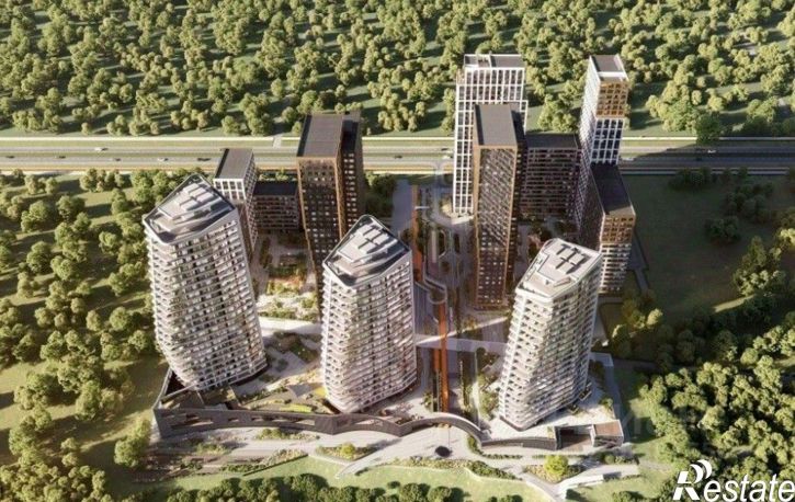 1-комн квартира в новом доме Ново-Садовая улица, 106 к80,  д. 106 к80