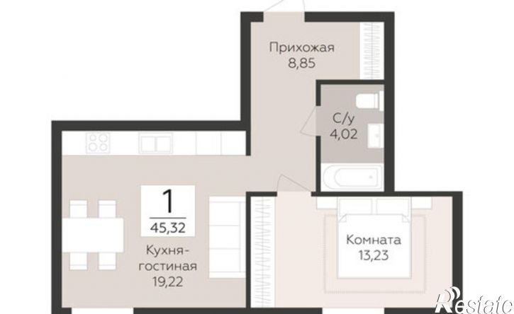 1-комн квартира в новом доме лн Третья, 4,  д. 4