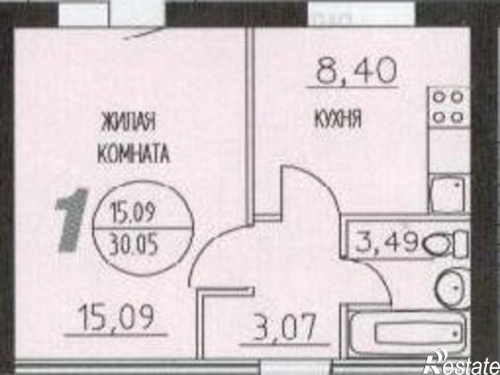 1-комн квартира ул Виталия Жалнина, 9,  д. 9