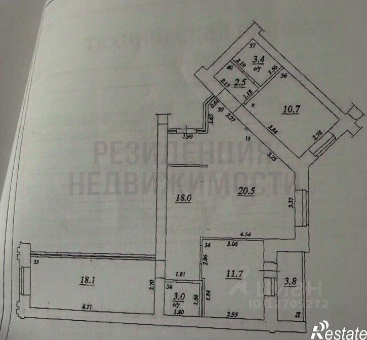 3-комн квартира ул Зои Космодемьянской, 21,  д. 21