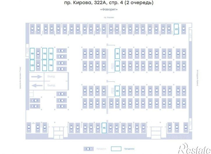Гараж/парковка пр-кт Кирова, 322А 3,  д. 322А 3,  к. 3