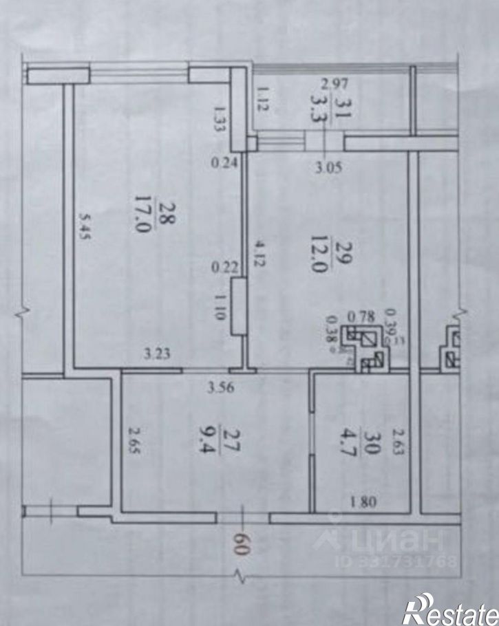 1-комн квартира ул Молодежная, 2,  д. 2