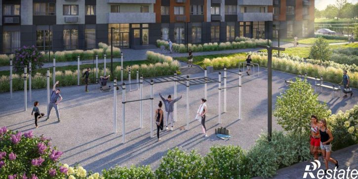 2-комн квартира в новом доме жилой комплекс АмГрад