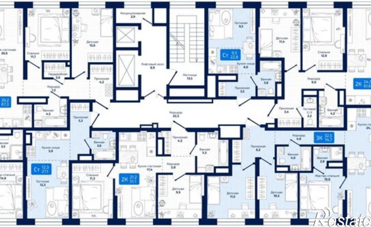 2-комн квартира в новом доме ул Радиальная 8-я, 31,  д. 31