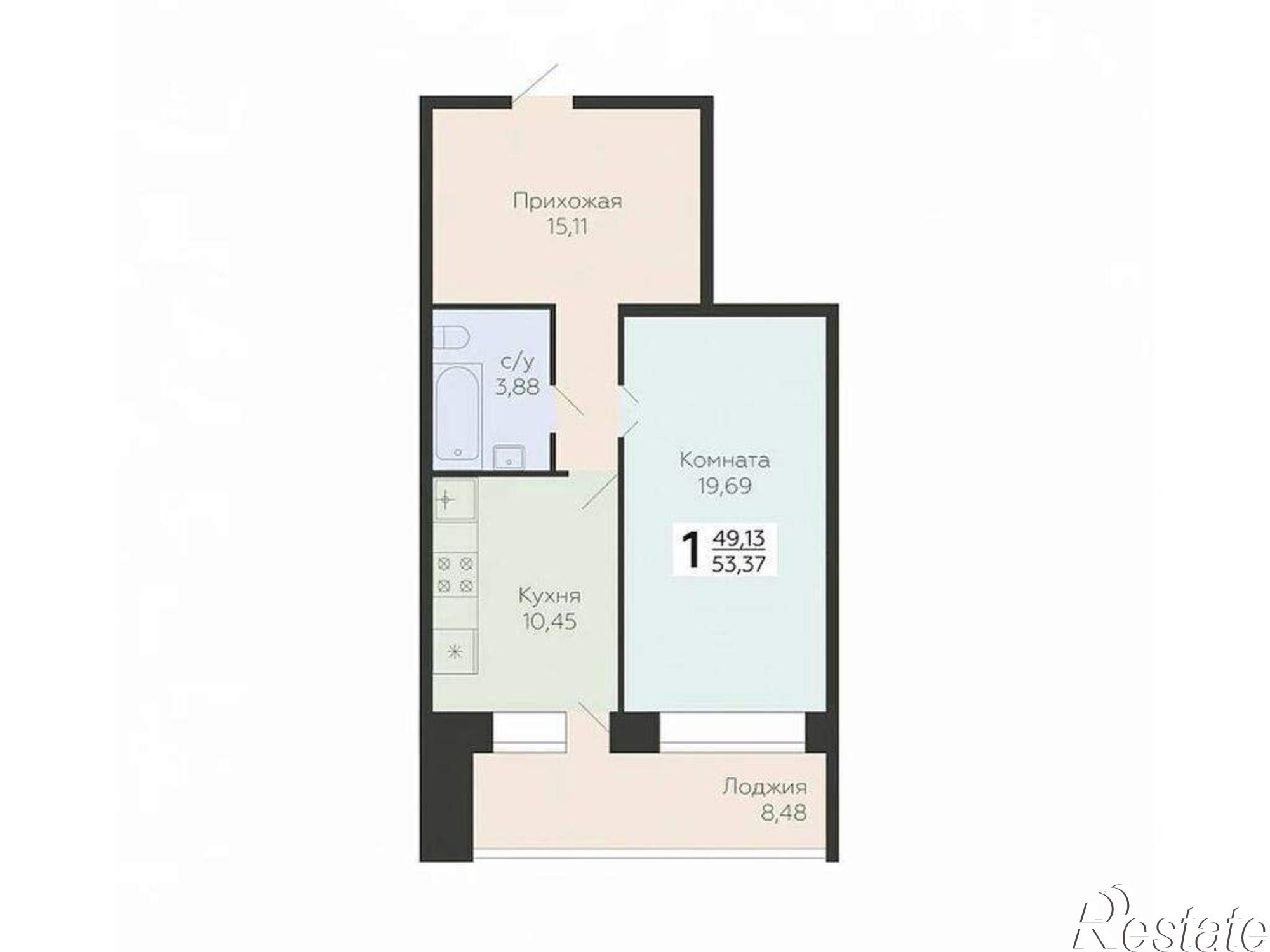 Купить квартиру за 5 470 420 рублей на 3-й квартал, д.8