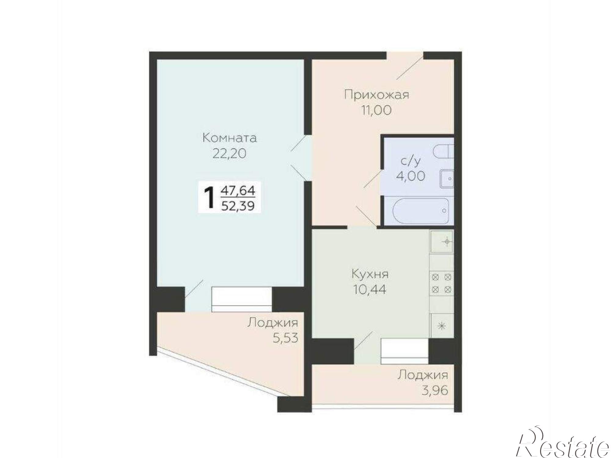 Купить квартиру за 6 290 470 рублей на 3-й квартал, д.8