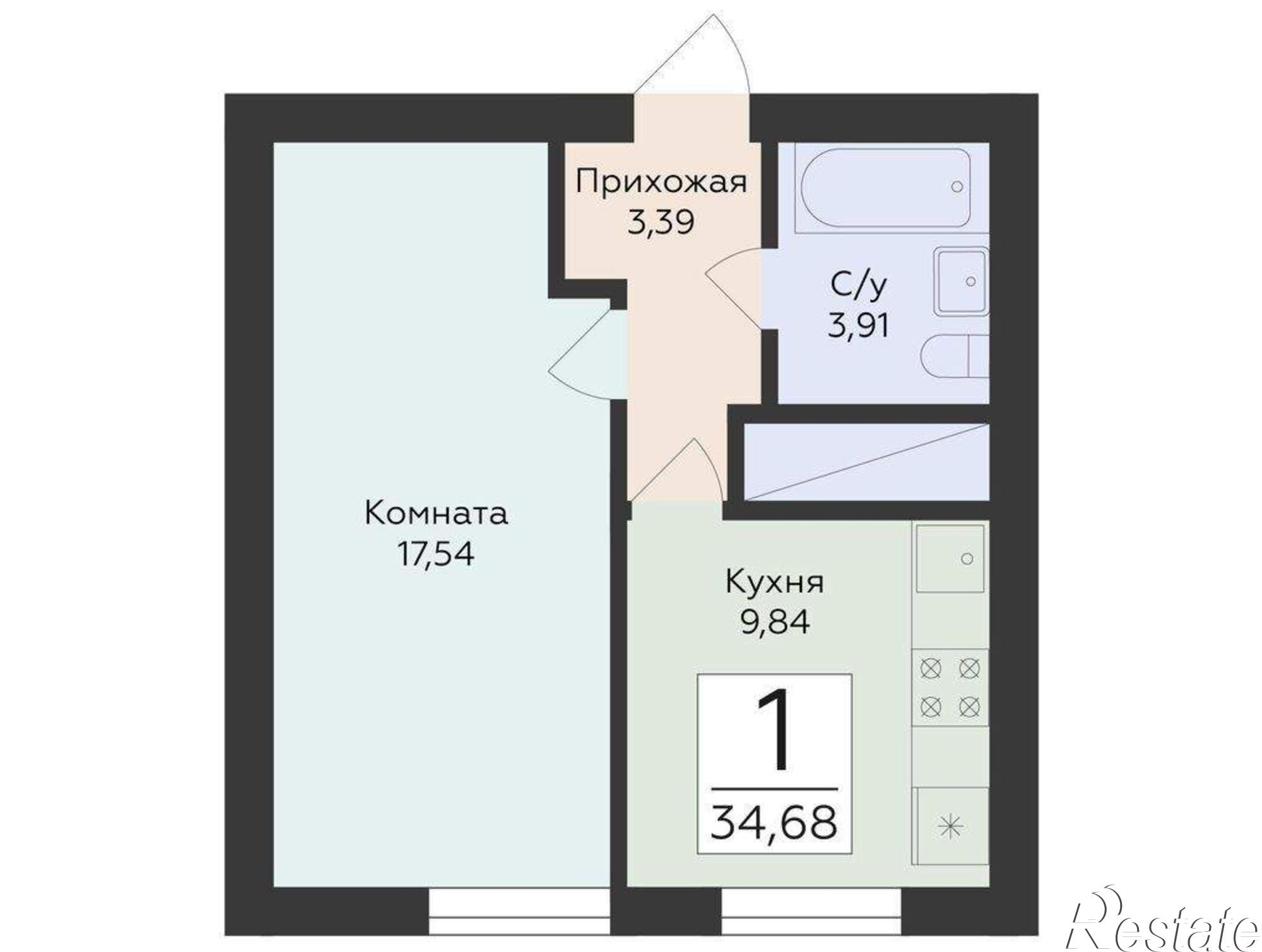 Купить квартиру за 5 843 580 рублей на Советской Армии улица, д.242
